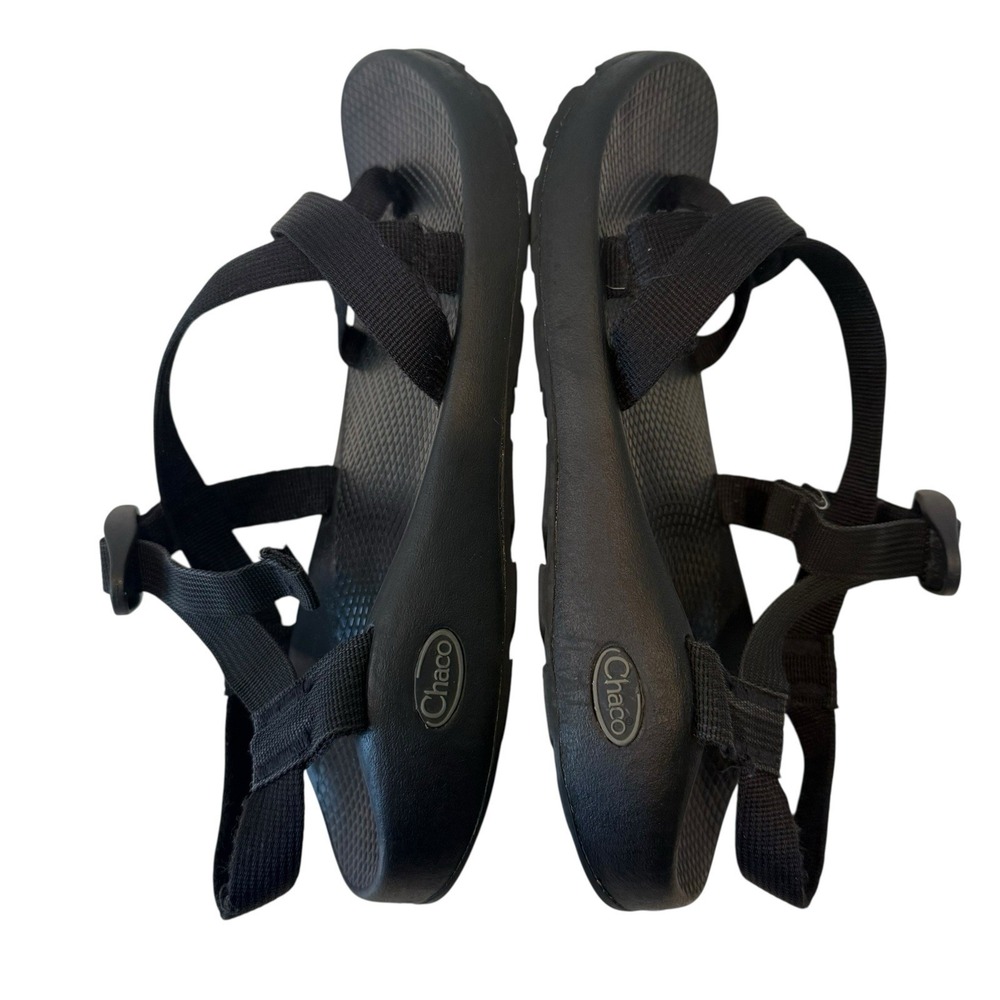 Chaco Z Cloud‎ Adjustable Strap Cushioned Black Sandal Men Size 9 S-4 - Picture 6 of 10